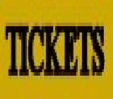 Tickets sign