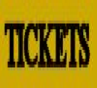 Tickets sign