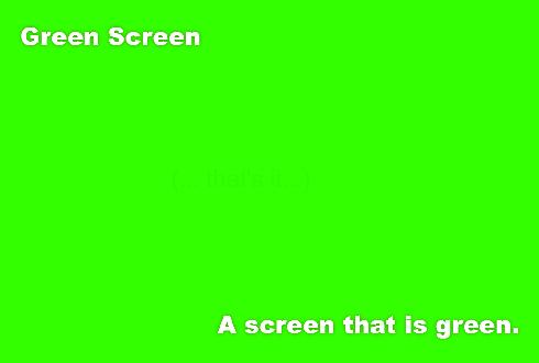 Green screen