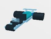 Rocket Car Blue